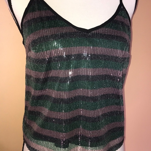 Striped sequin tank - Picture 4 of 5